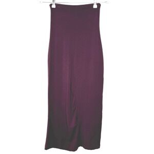 Lilith Wool Blend Maxi Skirt wine color Size‎ Small